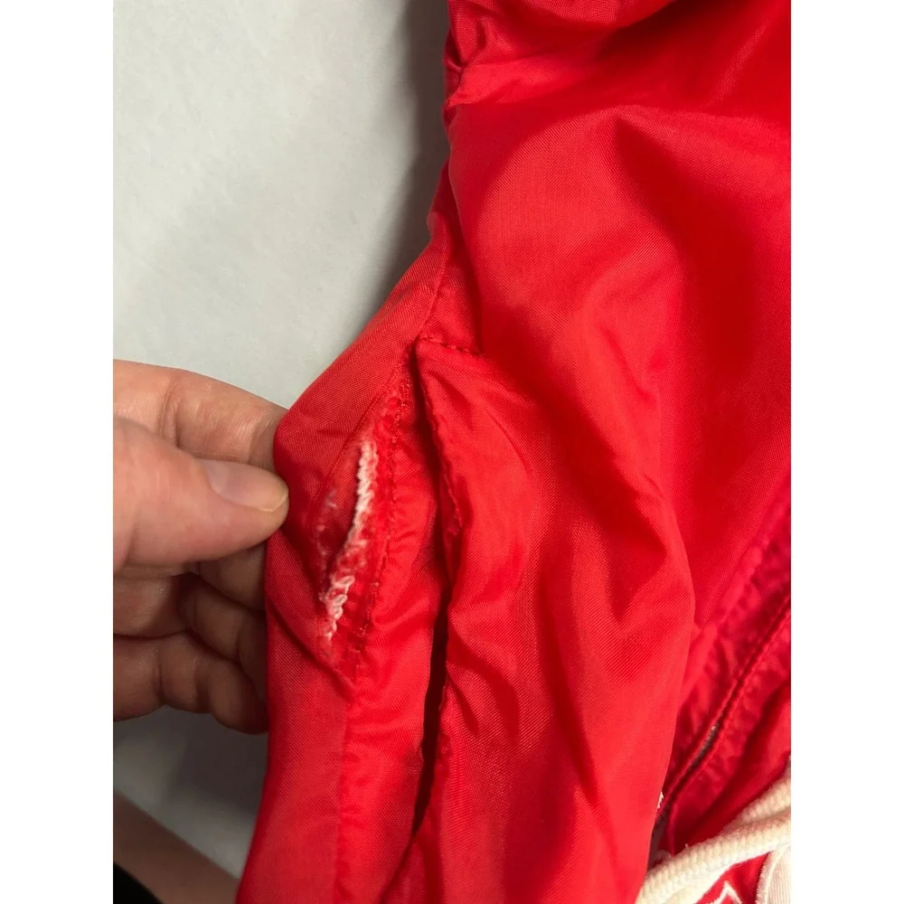 Vintage GHK Red Whale Applique Hooded Windbreaker Jacket Kids RN 27860